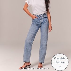Abercrombie High Rise Dad Jean